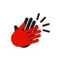 High Five Icon. Applause icon, clapping hands, show concept Ã¢â¬â